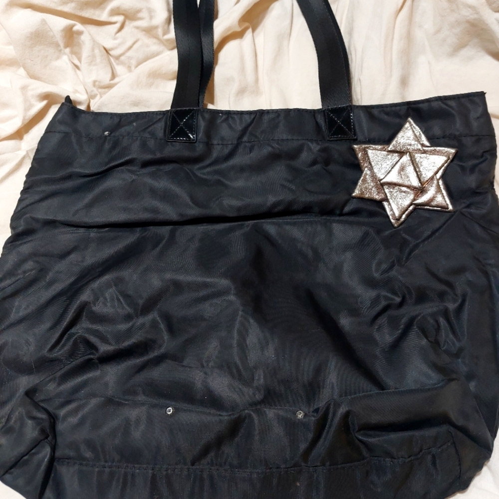 BBW Holiday Bow Black Bag